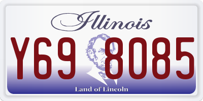 IL license plate Y698085