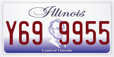 IL license plate Y699955