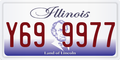 IL license plate Y699977