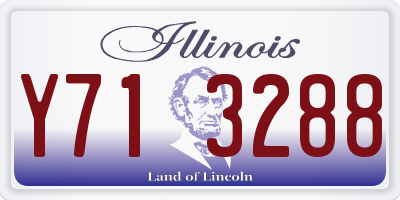 IL license plate Y713288
