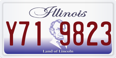 IL license plate Y719823
