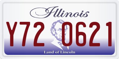 IL license plate Y720621