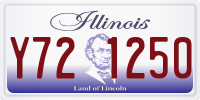 IL license plate Y721250