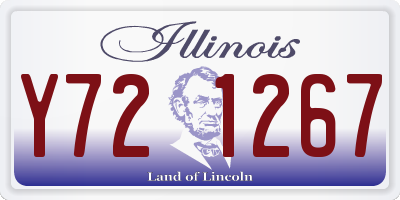 IL license plate Y721267
