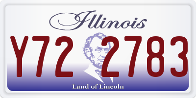 IL license plate Y722783