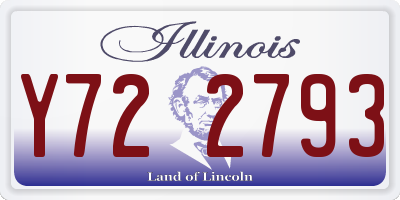 IL license plate Y722793