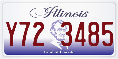 IL license plate Y723485