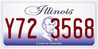 IL license plate Y723568