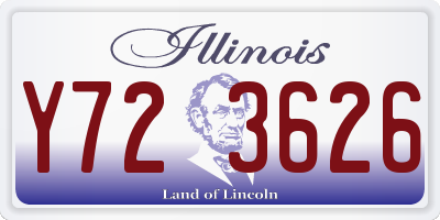 IL license plate Y723626
