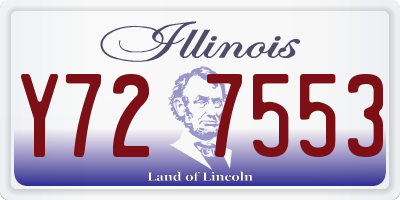 IL license plate Y727553