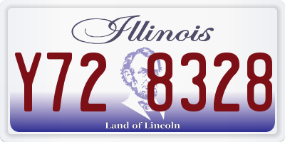 IL license plate Y728328