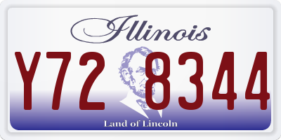 IL license plate Y728344