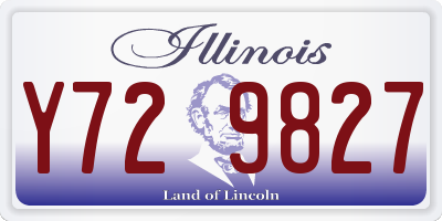 IL license plate Y729827