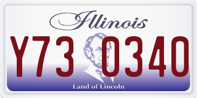 IL license plate Y730340