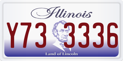 IL license plate Y733336