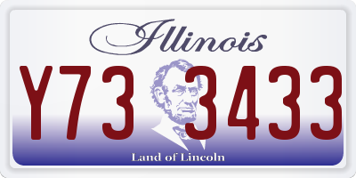 IL license plate Y733433