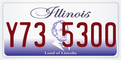 IL license plate Y735300
