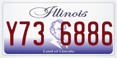 IL license plate Y736886