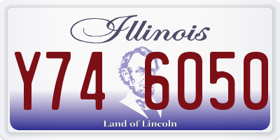 IL license plate Y746050