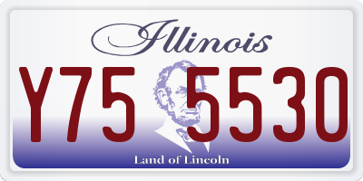 IL license plate Y755530