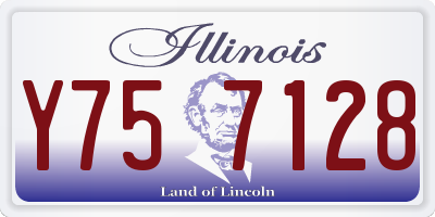 IL license plate Y757128