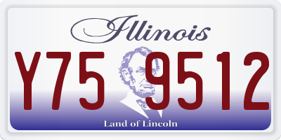 IL license plate Y759512