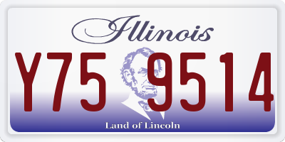IL license plate Y759514