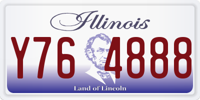 IL license plate Y764888