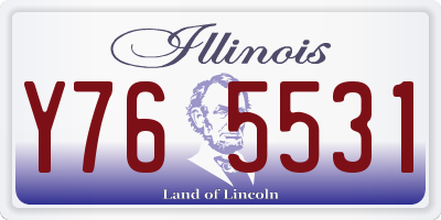 IL license plate Y765531