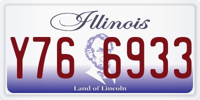 IL license plate Y766933