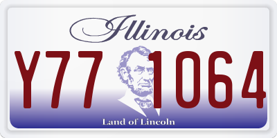 IL license plate Y771064