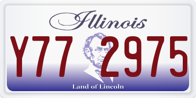IL license plate Y772975