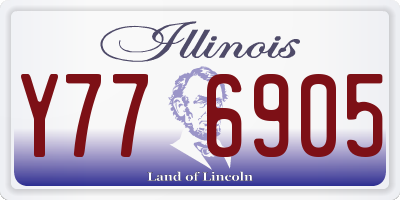 IL license plate Y776905