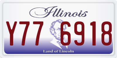IL license plate Y776918