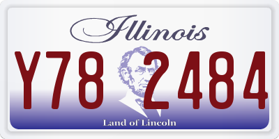 IL license plate Y782484