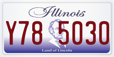 IL license plate Y785030