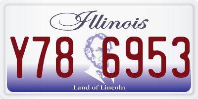 IL license plate Y786953