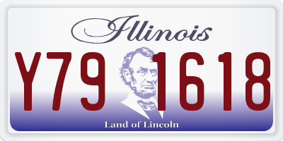 IL license plate Y791618