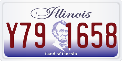 IL license plate Y791658