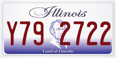 IL license plate Y792722
