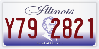 IL license plate Y792821