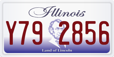 IL license plate Y792856