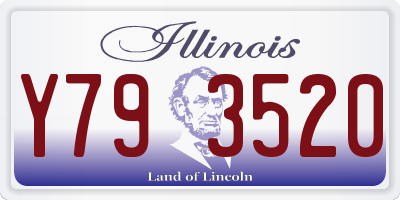 IL license plate Y793520
