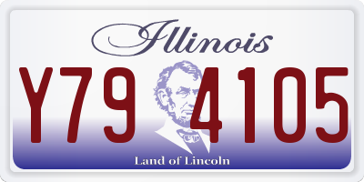IL license plate Y794105