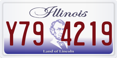 IL license plate Y794219
