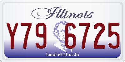 IL license plate Y796725