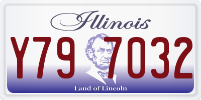 IL license plate Y797032