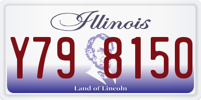 IL license plate Y798150