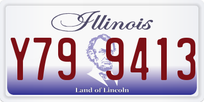 IL license plate Y799413