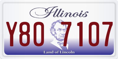 IL license plate Y807107